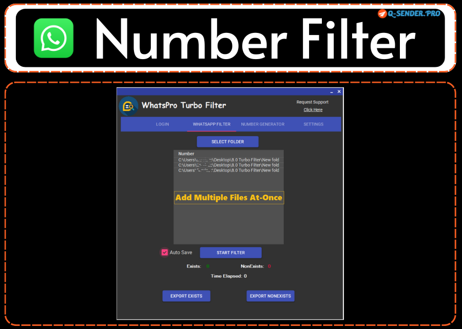 WhatsApp Number Filter Software