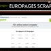 EUROPAGES SCRAPER