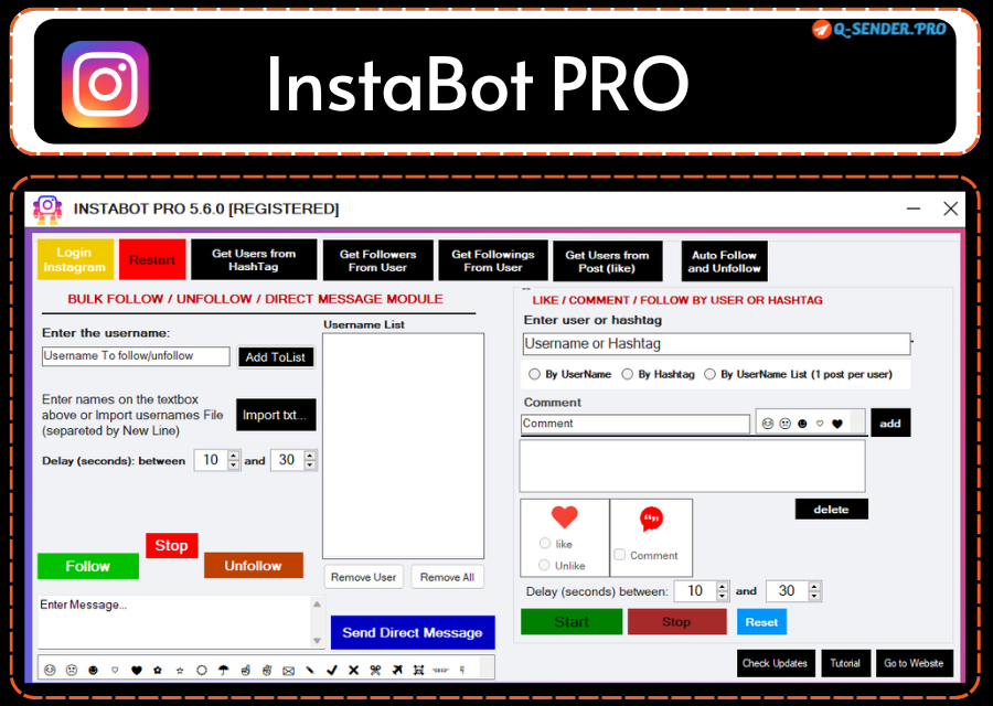 InstaBot PRO